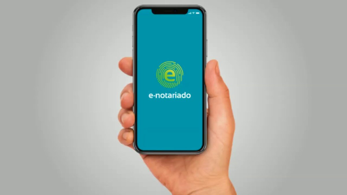 Aplicativo do e-Notariado no celular
