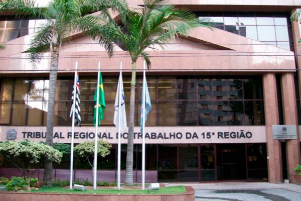 Fachada do Tribunal Regional do Trabalho da 15ª Região