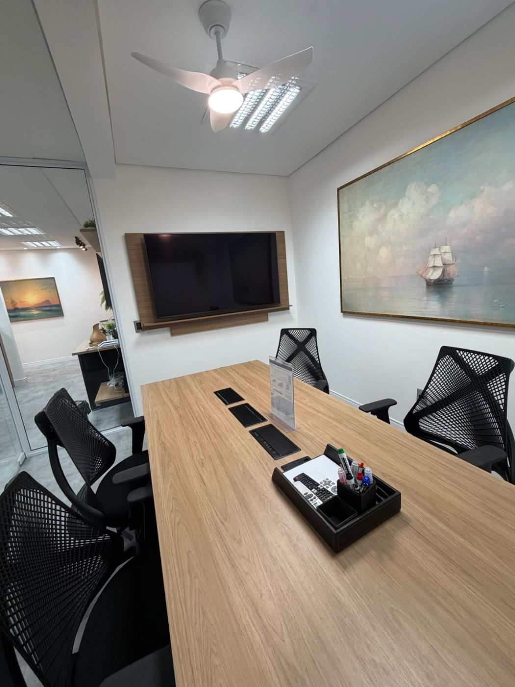 Sala de reunião da Precatorial